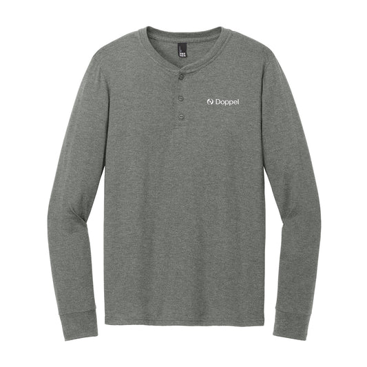 District Perfect Tri Long Sleeve Henley