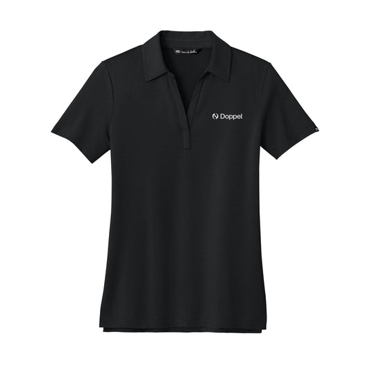 TravisMathew Women’s Glenview Solid Polo - Black