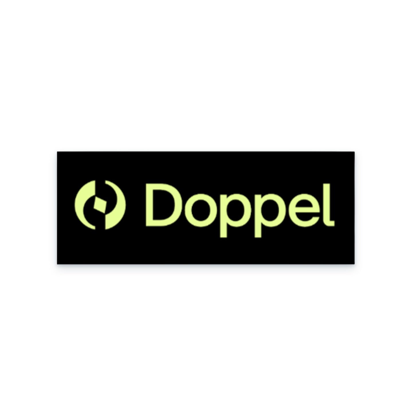 Rectangle Sticker - Black